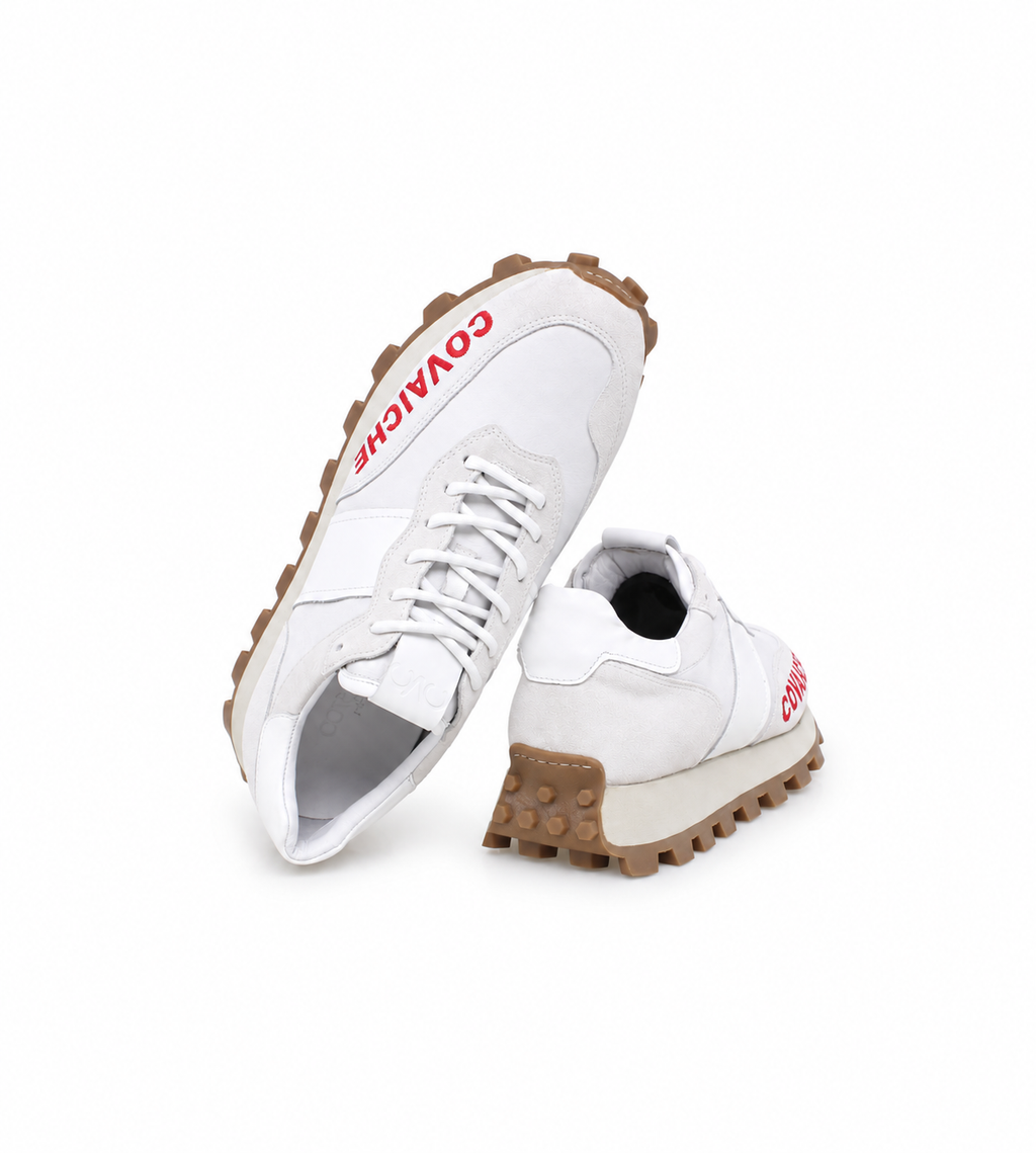 White Suede Shoe