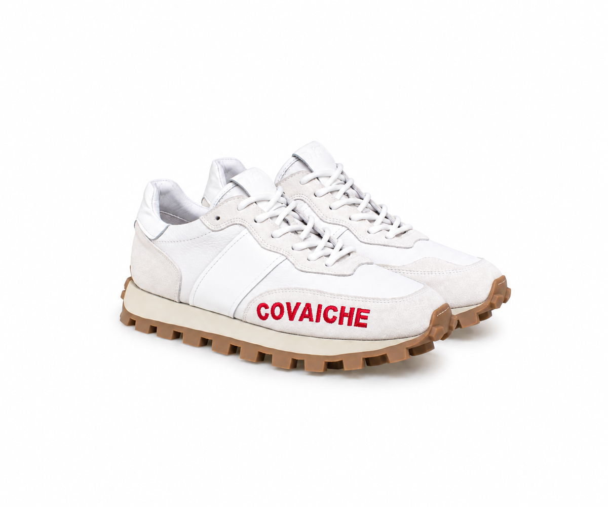 White Suede Shoe