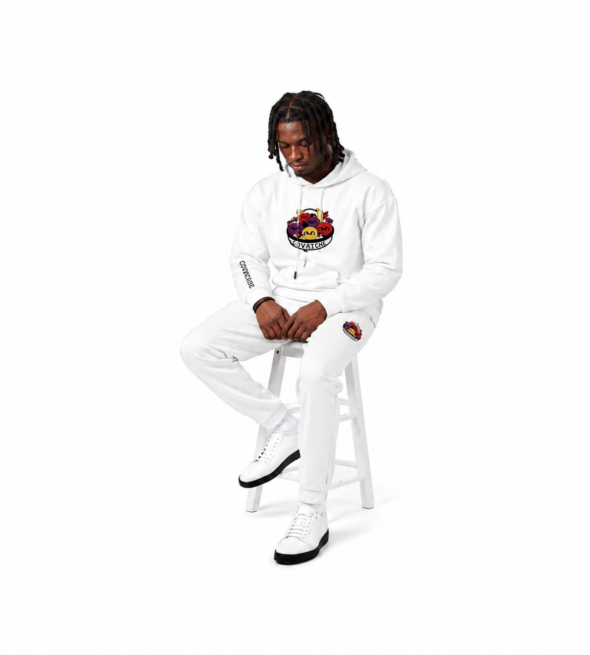 Embroided Fruit Basket Tracksuit