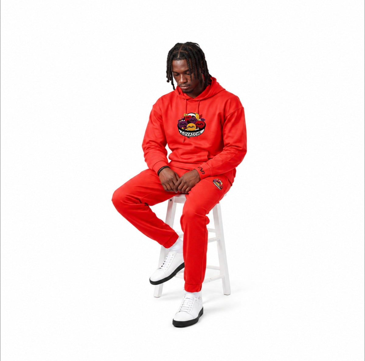 Embroided Fruit Basket Tracksuit