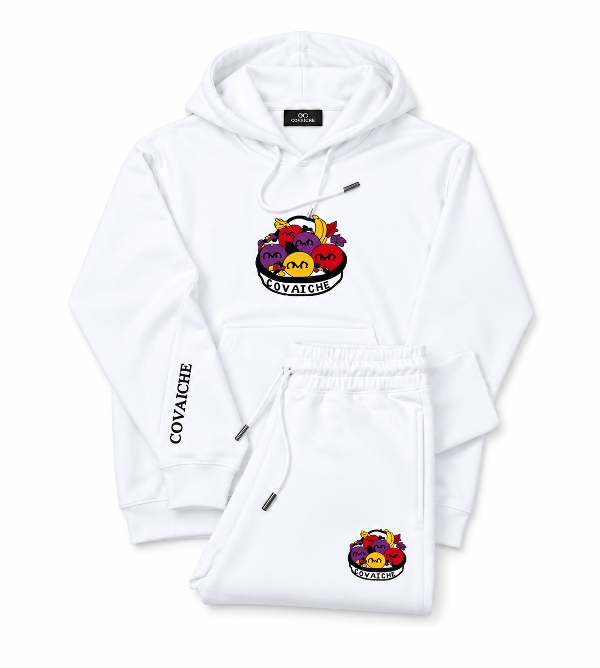 Embroided Fruit Basket Tracksuit