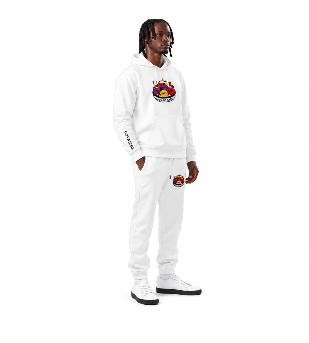 Embroided Fruit Basket Tracksuit