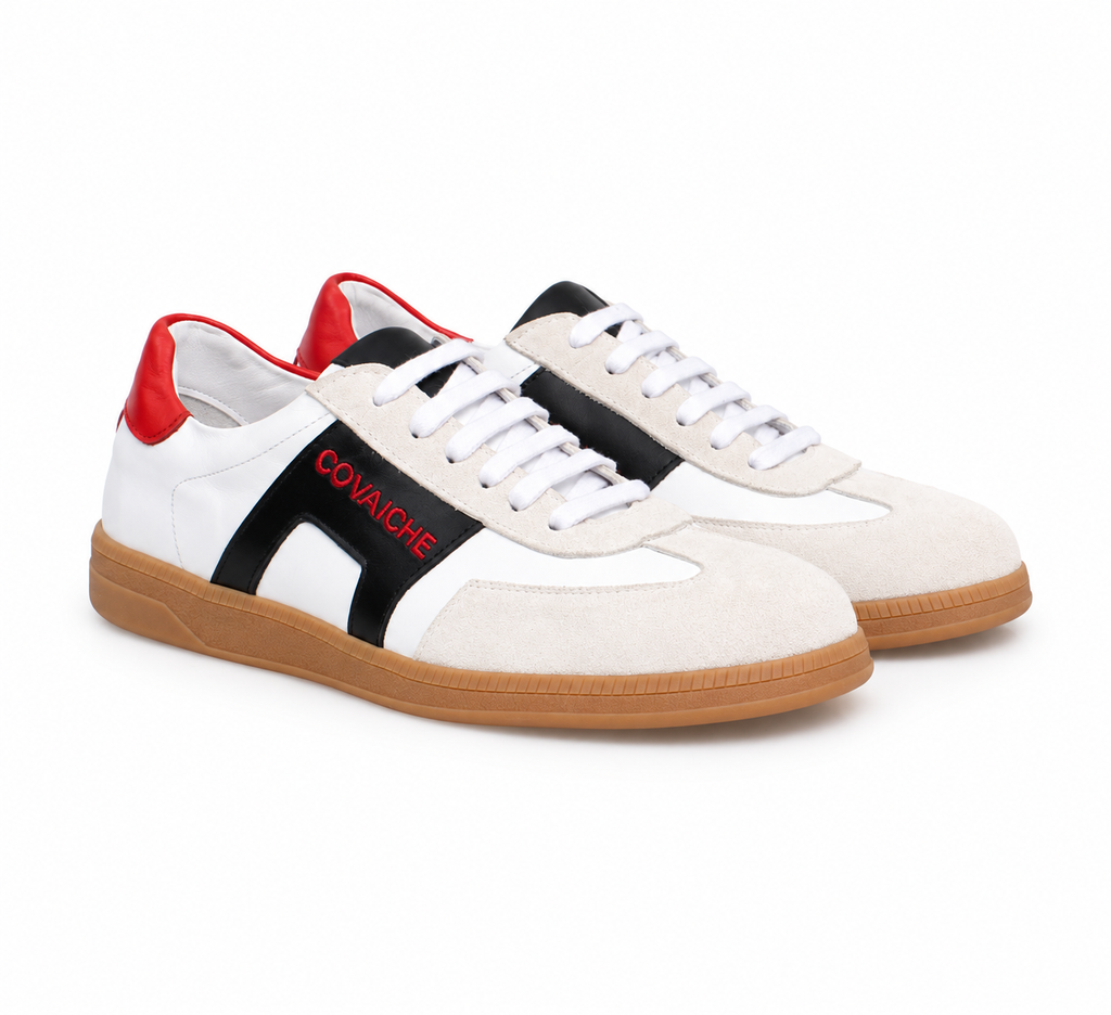 Flat White Suede Sneaker