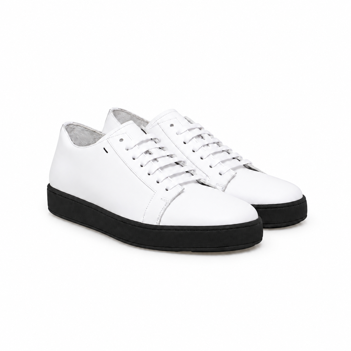 Covaiche White Analine Leather Shoe
