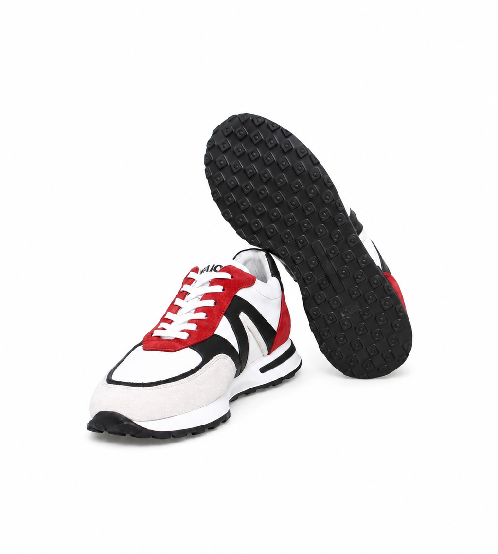 Covaiche Tri-Color Suede Sneakers