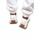 White Suede Shoe