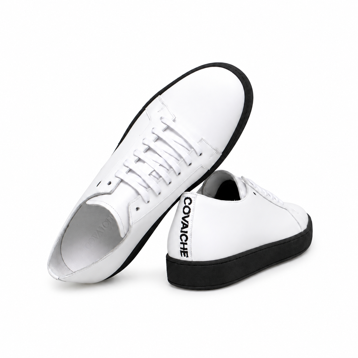 Covaiche White Analine Leather Shoe