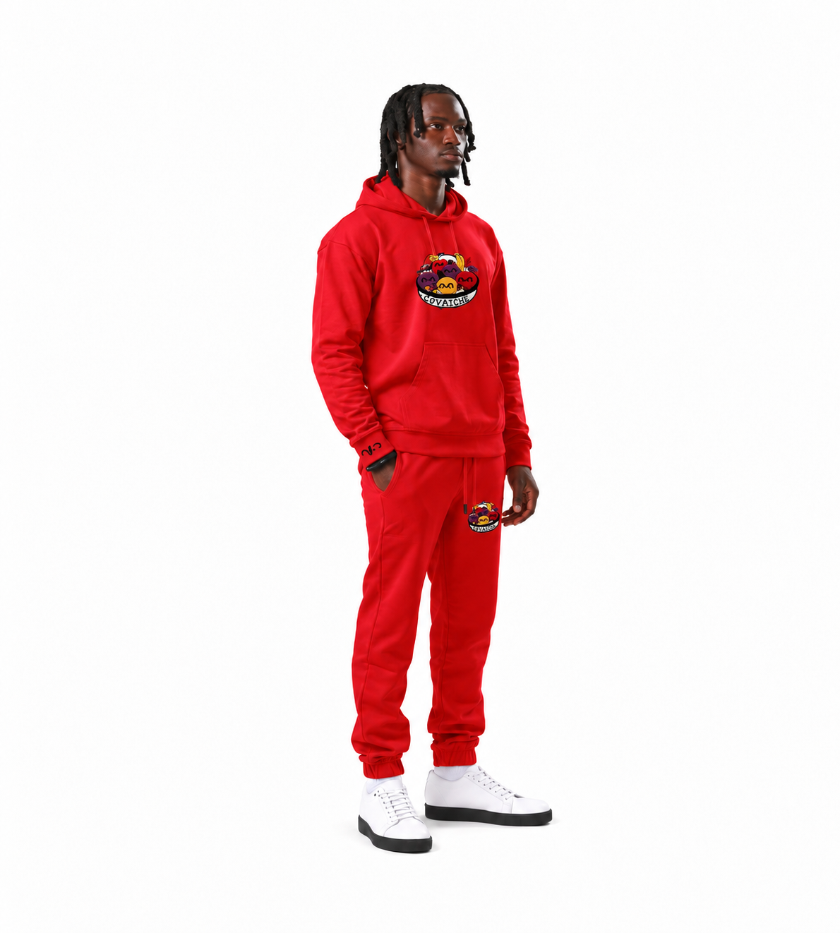 Embroided Fruit Basket Tracksuit